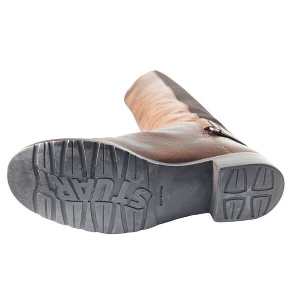 STUART WEITZMAN Accumulate Tall Back-Stretch Riding Boot Size 6.5M - Picture 7 of 8